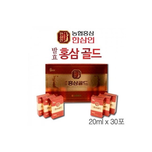 [한삼인] 발효홍삼골드 20ml x 30포