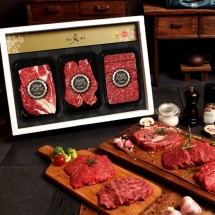 [한우애명작] 숙성한우 구이특선 3종 한정특선 2호(꽃목떡)
