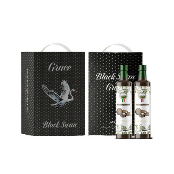 [아보아칸] 오일선물세트 블랙스완(트러플250ML*2EA)+손잡이박스