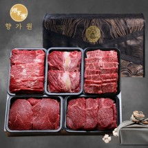 [향가원] 1등급한우 구이정육 혼합선물세트4호 1.5kg(300g*5ea)