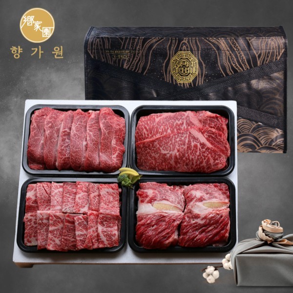 [향가원] 1등급한우 구이선물세트3호 1.2kg(300g*4ea)