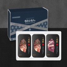 [안동누리名品한우]1등급 한우 정육 알뜰세트3호 1.0kg (불고기400g,불고기300g,국거리300g)(3구)