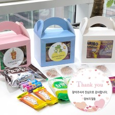 간식선물세트 구디백 다용도 답례품 네츄럴 (문구 작성)