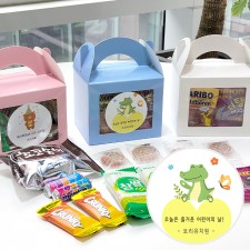 간식선물세트 구디백 답례품 크리스마스 (문구 작성)