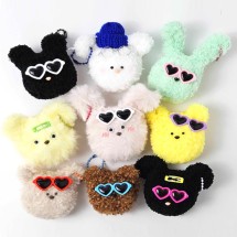 왕얼굴 키링 모루인형 만들기 DIY키트 곱슬모루세트