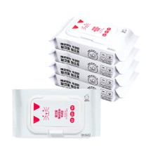 물에녹는 반려동물 안심 위생 물티슈 60매 x 10팩