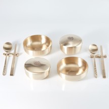 예담은 방짜유기 매화 혼합 1인 반상기세트