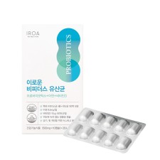 이로아 비피더스 프로바이오틱스 유산균 500mg x 30캡슐