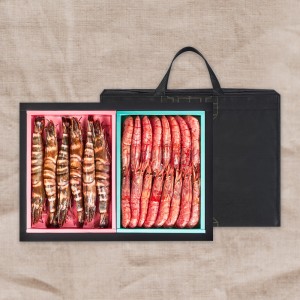[기품맛담] 킹타이거새우/홍새우 혼합 선물세트 2kg
