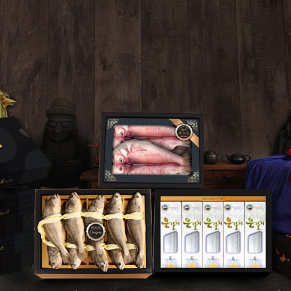 [애명작컬렉션] VVIP 프레스티지 대표 수산물 트리플 B(굴비,갈치,옥돔)