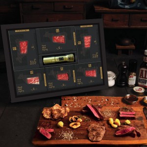 [한우애명작] VVIP 투뿔 숙성한우 로얄스페셜 오마카세 B(2단)