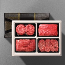 1+ 숙성한우특선 정육 1.6kg 혼합 선물세트1호 (불4/국4/산4/장4)