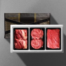 1+ 숙성한우특선 구이 1.2kg 혼합 선물세트2호 (꽃4/불4/국4)