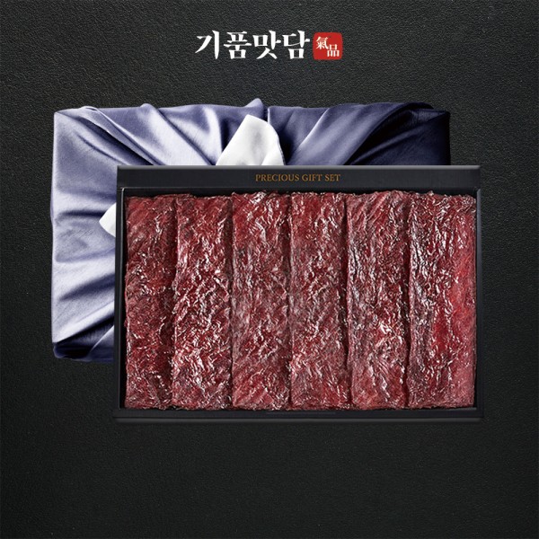 [기품맛담] 스페셜 등심 소고기 육포 선물세트 3호 800g