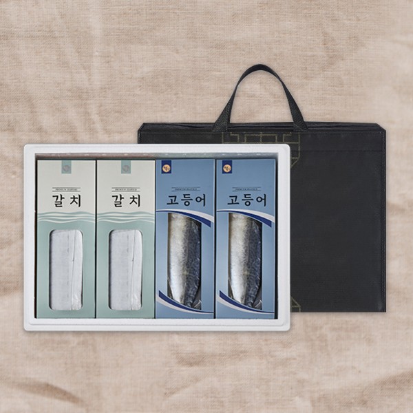 [기품맛담] 제주갈치/고등어 혼합 선물세트 2호 1.6kg