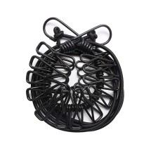 휴대용 후크 탄성 빨래줄 집게