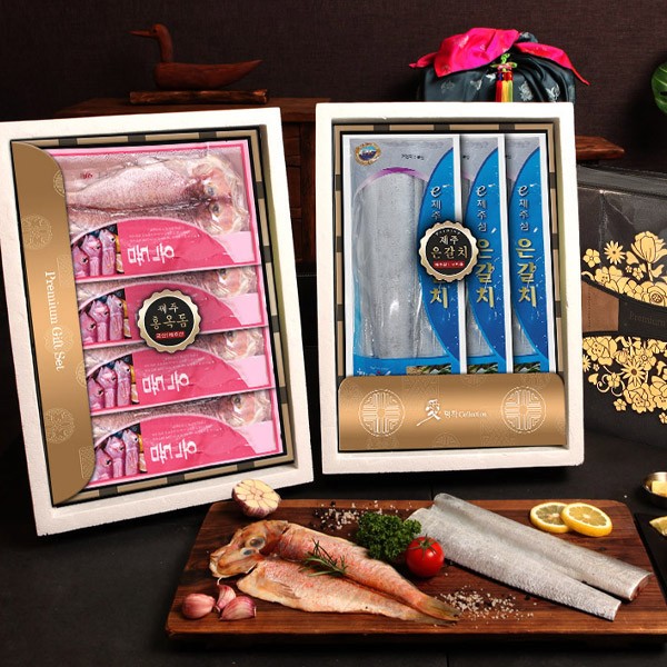 [제주애명작] 초신선 은갈치&홍옥돔 특선1호(2단)