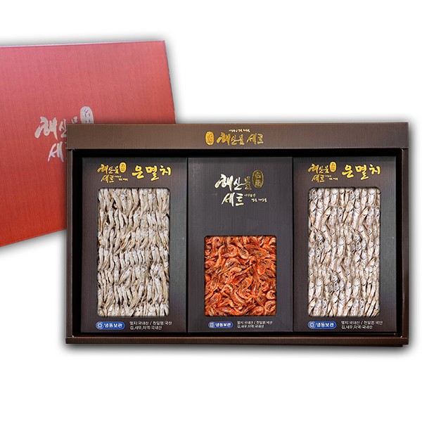 [남도애명작] 프리미엄 건어물 3선 1호(세멸/중멸/새우)