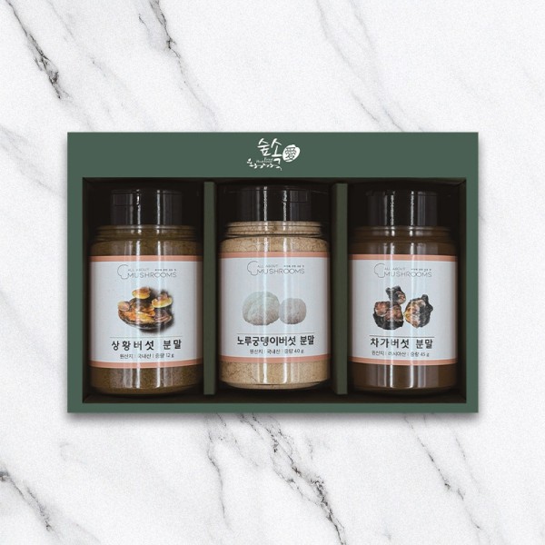 [영진표고]버섯차 파우더 3종세트