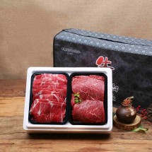 [안동한우정] 1등급 한우 정육 실속 선물세트 4호(400g x 2)0.8kg