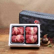 [안동한우정] 1등급 한우 구이실속 선물세트 10호(300g x 2)0.6kg