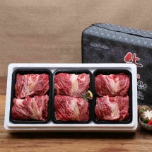 [안동한우정]1등급 한우 구이실속 선물세트 6호(300g x 3)0.9kg