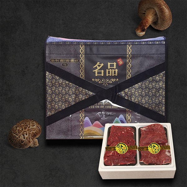 [1등급 태백한우] 정육 1호 / 국거리500g+산적500g