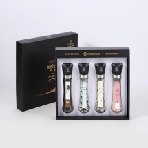 [더건강한신안소금]오뉴월신안땡볕소금(간수제거)알뜰4종2호4SET-2호