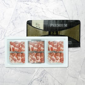 [더기다림 4 FRESH] 국내산 신선한 프리미엄 생 목살 선물세트2호 [500G*3팩 총 1.5KG]