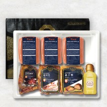 [브라이트데이 X 퀸주트] 독일스타일 프리미엄 수제햄 선물세트 4호(소스 증정)