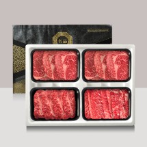 [브라이트데이] 1등급 암소 농협안심한우 구이용 1.8kg 선물세트(등심800g + 부채살500g + 특수500g)