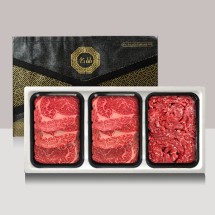 [브라이트데이] 1등급 한우 1.1kg 선물세트(등심600g + 불고기500g)