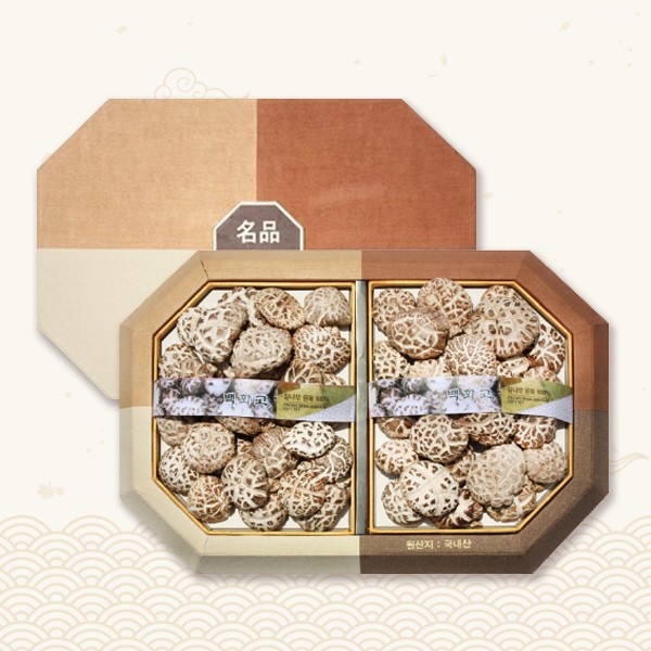 [브라이트데이] 국내산 백화고 400g 선물세트