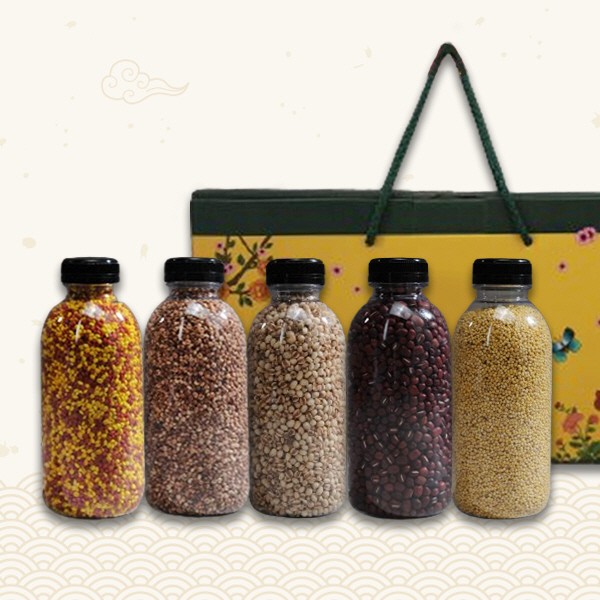 [브라이트데이] 국내산 혼합곡 5종 선물세트(강황홍국찰보리+찰수수+율무+적두+노란차조)