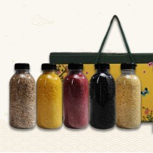 [브라이트데이] 국내산 혼합곡 5종 선물세트(귀리+강황쌀+홍국쌀+서리태+기장)