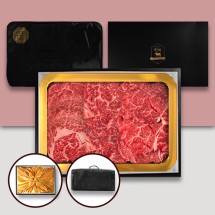 [브라이트데이] 노블레스 1++등급 한우 1.2kg 구이용 선물세트(등심600g + 채끝400g + 안심200g)