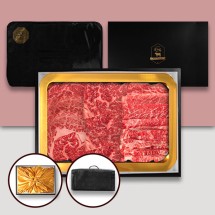 [브라이트데이] 노블레스 1++등급 한우 1.2kg 구이용 선물세트(등심600g + 채끝400g + 특수200g)