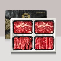 [브라이트데이] 미국산 초이스 구이용 1kg 선물세트(등심500g + 살치살250g + 차돌박이250g)