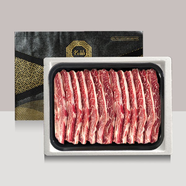 [브라이트데이] 미국산 초이스등급 LA꽃갈비 2kg 선물세트