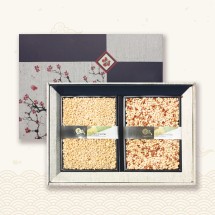 [브라이트데이] 사각 국내산 견과 선물세트(황잣200g + 백잣200g)