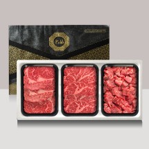 [브라이트데이] 암소 농협안심한우 1.2kg 선물세트(등심400g + 채끝400g + 치마양지400g)