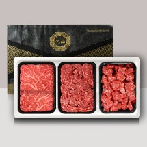 [브라이트데이] 암소 농협안심한우 1kg 선물세트(채끝300g + 불고기400g + 국거리300g)