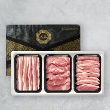[브라이트데이] 한돈 1.1kg 선물세트(삼겹살300g + 목살500g + 항정살300g)