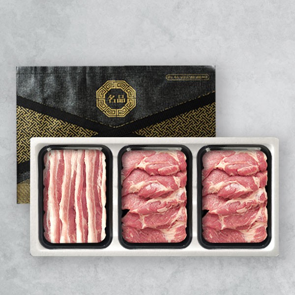 [브라이트데이] 한돈 1.4kg 선물세트(삼겹살400g + 목살1kg)