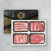 [브라이트데이] 한돈 2kg 선물세트(삼겹살500g + 목살500g + 항정살500g + 불고기500g)