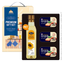 탑셰프페트 해바라기유 사조라이트팜3P 추석 선물세트