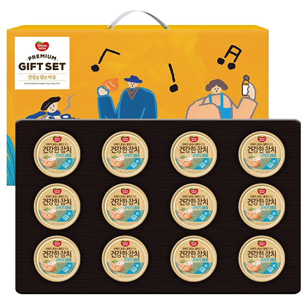 동원 건강한참치세트12호 추석 선물세트 (참치12개)