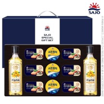 사조 오일혼합세트2-3-6호 추석 선물세트 (해표카놀라유2개,참치3개,라이트팜6개)