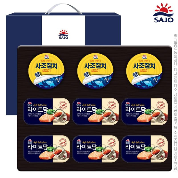 사조 혼합세트3-6호 추석 선물세트 (참치3개,라이트팜6개)