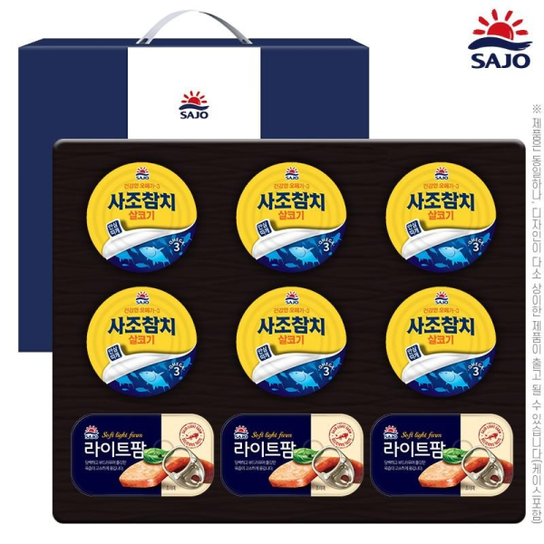 사조 혼합세트6-3호 추석 선물세트 (참치6개,라이트팜3개)